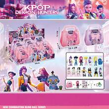 K-POP Girl Group Themed Keychain Blind Box Display Set - 12 Packs Assorted Q-Style Character Keychains With Mini Figurines & Cute Storage Pouches, Surprise Unboxing Experience, Vibrant Colorful Character Designs, High-Quality Durable Materials, Collectible K-POP Fandom Merchandise, Stylish Key & Bag Decor Accessories - Multicolor - View 5