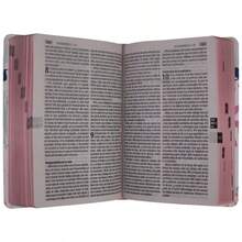 BIBLIA 1960 MANUAL SEMIFLEXIBLE FLORES PRIMAVERAL LETRA GRANDE 12 PUNTOS - Libro único - Ver 4