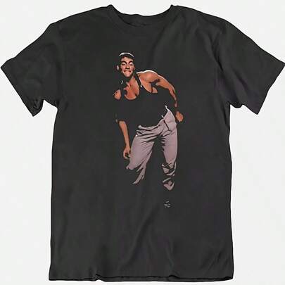 Funny Kickboxerie Jean Claude Van Damme Dance Scene V2 T Shirt