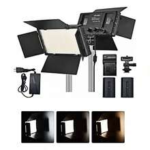 Luz Led De Video Fotografía Con Batería Np-f550/570 600 Leds - por defecto - Ver 9