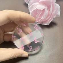 1pc/2pcs/3pcs Silicone Makeup Sponge, Non-Absorbing Crystal Cushion BB Cream, Transparent Jelly Foundation Puff, Non-Absorbing Makeup Sponge Pouch - Clear - View 9