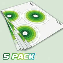 .Com : Highwild 23X35 Inch Bullseye Paper Target For Shooting Range Training - 5 Unique Patterns, Suitable For Pistols, Rifles, Airguns - Practice And Improve Your Aim (20 Pack) : Spor &Amp; Outdoors - Color 1 - 查看 2