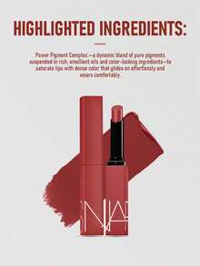 NARS Powermatte唇膏 #107 Tainted Love 1.5克/0.05盎司 | 强效哑光唇色，高显色度 | 轻盈舒适，持久显色 | 不拔干的丝绒哑光妆效 | 顺滑易涂，色彩鲜艳 | 多款大胆色号可选 | 适合日常或特殊场合的唇妆 - 107 Tainted Love - 查看 5