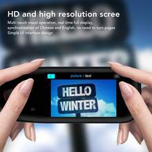 Smart Translation Pen 3.5in Touch Screen 134 Languages HD Bluetooth Langage Translator Pen for Studying Black - Negro - Ver 2