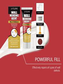 Wall Repair Kit - Includes Putty Knife, Pointed Nose Sandpaper, Disposable Gloves For DIY Home Repair, Simple , Prevents Cracks And Holes - A - View 6