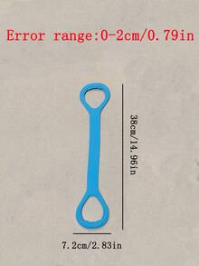 1pc High Elastic 8-Shaped Resistance Band, Back Opening Design For Shoulder Training, Yoga Stretch Band - Multicolor - View 12