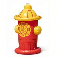 Inflable Rociador de Agua Super Spray 6 Pies de Altura - Rojo - Ver 2