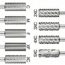 1pc 5.35mm Tungsten Carbide Barrel Nail Drill Bit, Manicure Accessory
