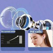 New TWS True Wireless Bluetooth Earbuds With Noise Cancellation, Microphone And Smart Touch Control, Compatible With Smartphones - Multicolor - View 4