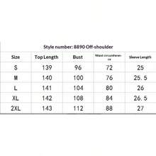Spring And Summer Elegant Commuting Plus Size French Style Long Dress Off-Shoulder Fairy Fashion Elegant Dress - 白色 - 查看 6