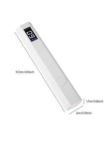 Portable Nail Polish Gel Dryer Machine,Gel Nail Polish Glue Drying Machine,Handheld Nail Lamp,USB Mini Nail Dryer Lamp,180mAh Battery Pack UV LED Nail Light For Curing All Nail Gel Nail Lamp Home Salon Too,Nail Art Creation Tool - 彩色 - 查看 6