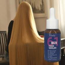 Ylady 6合1护发精华液，蕴含烟酰胺、维生素B5、胶原蛋白、迷迭香油、生物素和生姜，强韧秀发，赋予秀发活力，令秀发极致亮泽、柔顺易梳，修护滋养，30毫升/1.01液盎司 - 旅行裝 - 查看 2