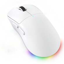 AJAZZ NJ08 Tri-Mode Wireless Gaming Mouse, 1000Hz 70g Lightweight, Medium-Large Ergonomic PC Mouse, 12800 DPI 6 Level Adjustable, Bluetooth/2.4G/USB-C, RGB Rechargeable For Laptop - Multicolor - View 10