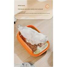 Large Litter Box, Thickened Splashproof Cat Toilet, Cat Pet Supplies, Litter Box With Scoop - one-size - View 10