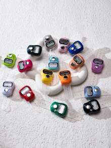 New Mini Electronic Counter Ring, Tasbih Style, Multiple Colors Available, Compact & Portable, Smooth Operation For Middle Eastern Ramadan Prayer Counting, Suitable For Ramadan Prayers, Exercise Counting, Knitting, Business Activities, Golf, Holiday Gifts, Etc. - White-regular - View 2