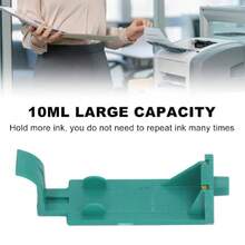Clip Cartucho Recarga Tinta, 15 Piezas De Clip Succión Accesorios Herramienta De Tinta, Herramienta Recarga Cartuchos Impresora, Jeringa Kit Recarga Tint Impresora Bomba Pipeta Para HP 51645 6615,40979326 - Multicolor - Ver 6