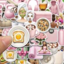 50pcs Self-Discipline Gym Sports Stickers, Decorate Mobile Phones, Laptops, Notebooks, Waterproof Stickers - Multicolor - View 8