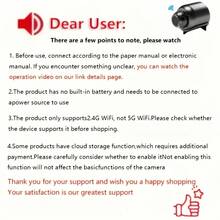1pc Mini Wireless Home Bullet Hidden Camera, Wireless Network WiFi Security Monitoring Camera, USB Power Supply Without Batteries, With High-Definition Night Vision Function, Motion Detection, Remote Control Through Mobile Phone, Easy To Install, Suitable For Indoor And Outdoor Pets, Elderly People Monitoring/Home/Recording/Forensics. - 黑色 - 查看 6