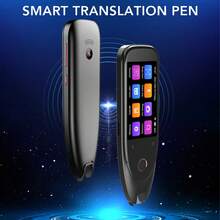Smart Translation Pen 3.5in Touch Screen 134 Languages HD Bluetooth Langage Translator Pen for Studying Black - Negro - Ver 7