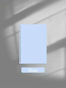 1pc Morano Color Waterproof Removable Cover For Binder, High-Quality Creative Detachable Frosted Cover Binding Planner (Without Rings),Back To School,School Supplies - Multicolor - View 28