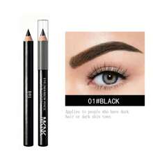 1pc Wooden Waterproof & Sweat-Resistant Multifunctional Eyeliner & Eyebrow Pencil - A - View 2