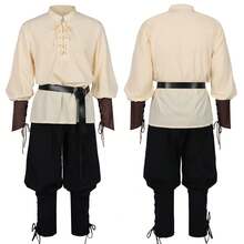 Men Cosplay Clothing - Apricot - View 3