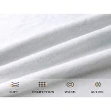 Like Nastya Tow Blanket Drats Soft Big Large Blankets - White - View 3