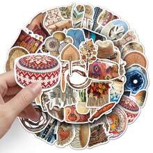 50 miếng dán màu nước phong cách Bohemian, hình hoạt hình, hình dán trang trí nội thất dễ thương, hình dán chống thấm nước, thích hợp cho bình nước, máy tính, laptop, điện thoại, hành lý, sổ tay, tủ lạnh. - 11 - Xem 6