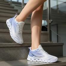 Weide Zapatillas Tenis De Mujer Zapatos Deportivas Transpirables Cómodos Antideslizantes Ligero Moda - Azul - Ver 4