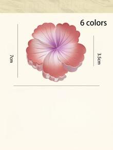 1pc/6pcs Hibiscus/Hawaiian Flower Bohemian ABS Plastic (ABS Resin) 2026 New Daisy Hair Clips, Sweet Hairpin For Beach, Travel, Party, Vacation, Back To School Season - Multicolor - View 10