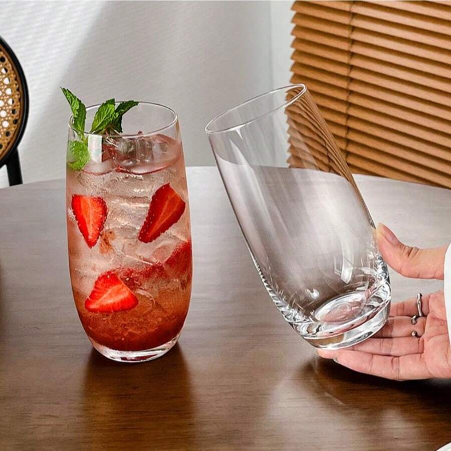 高级莫吉托酒杯、鸡尾酒杯、香槟杯、甜酒杯、饮料杯、可放入洗碗机 - 透明 - 查看 1