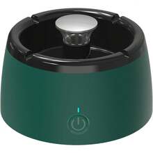 Cenicero sin humo para interiores, cenicero que elimina el humo para el hogar, oficina, coche, uso en interiores y exteriores, aire limpio - Verde - Ver 9