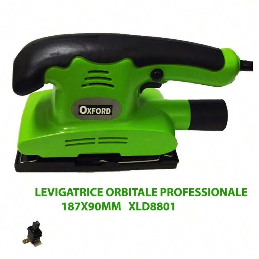OISE ART STORE Levigatrice Orbitale 150w 187x90 Mm Con Attacco Per Aspirazione Polvere Xld8801 - - Multicolore - Visualizzare 1