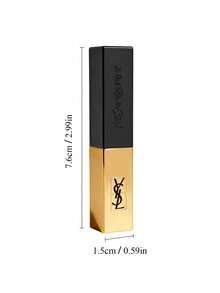 Yves Saint Laurent 彩妆套装：米色束口袋 + 哑光持久唇膏 #1966，高显色度，唇膏，旅行装，1.2克/0.04盎司 - 米白色+#1966 - 查看 9