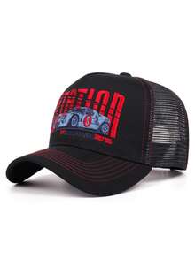 2026创意个性化透气网眼帽，铆钉刺绣男士时尚街头嘻哈帽，滑板帽，女士户外骑行遮阳帽，可调节多功能棒球帽 - STATION跑車 - 查看 17