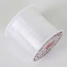 Dây xâu hạt 0.2-0.8mm, dây nylon trong suốt không co giãn, nguyên liệu làm trang sức bán sỉ - # - Xem 9