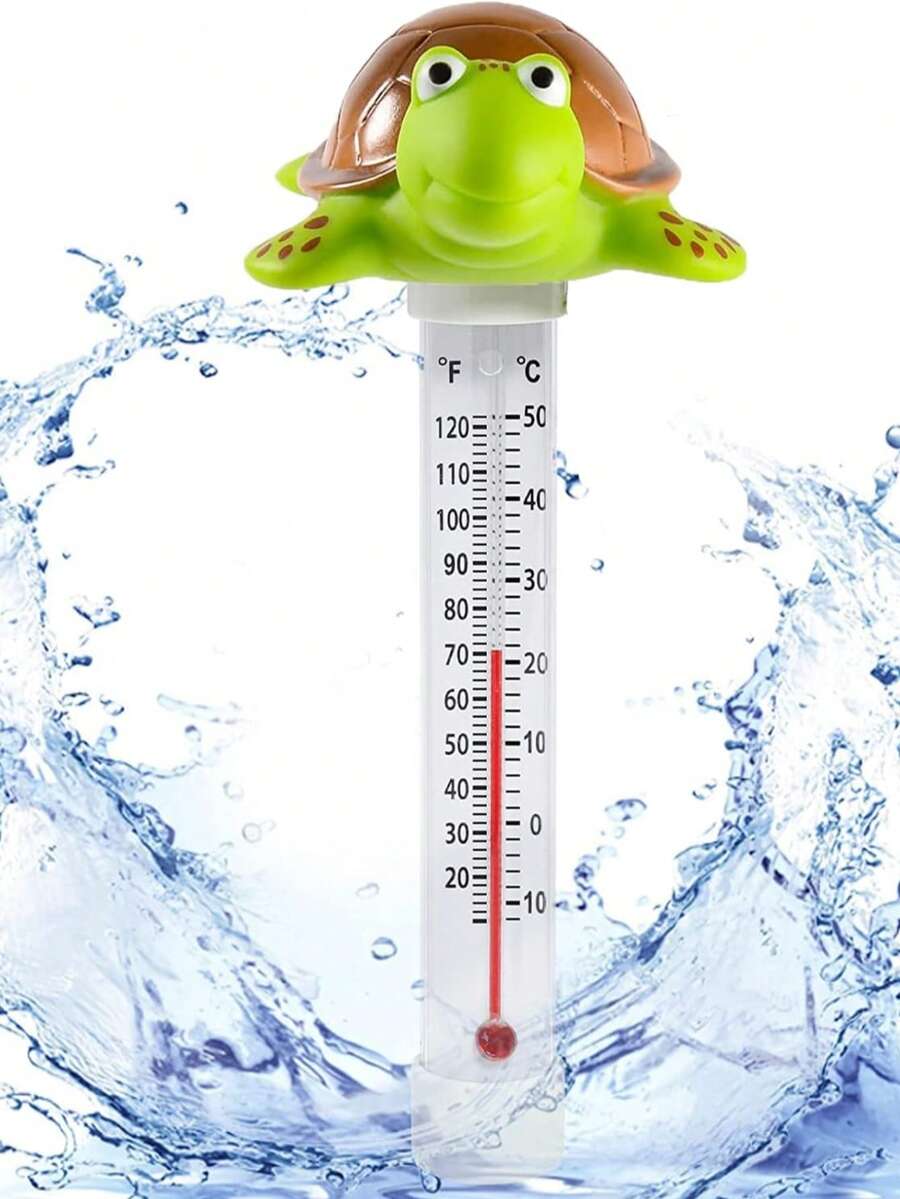 Floating Pool Thermometer, Easy-To-Read Water Temperature For Outdoor And Indoor Swimming Pools And Spas - A - View 1