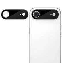 17 Pro Max 全屏印刷高清防指纹 AR 镀膜钢化玻璃镜头膜 - 黑色 - 查看 14