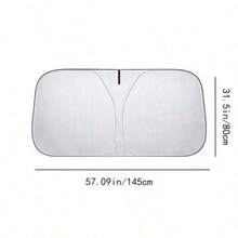 1pc Car Windshield Sun Shade, Silver Coated Non-Transparent, Effective Heat Insulation And UV Protection, Rapid Cooling For Summer Driving - 1 Piece Car Sun Visor - View 14