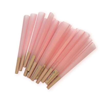 30 Pink Pieces Convenient Moisture-Proof Canned , Length 10.8 Cm * Width 1 Cm * Height 2.6 Cm Roll Paper Cone, Handmade, With Thin And Flexible Paper. In Stock Supply, Suitable For Parties, New Year, Halloween, Thanksgiving, Easter, Etc. As Gifts. Easy To Carry, Economical And Practical.