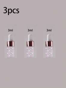 Butterfly Pattern Glass Essential Oil Dropper Bottle, Leak-Proof Empty Bottle, Perfume Sub-Bottling Bottle, Travel Container, Serum Bottle, For Essential Oils, Cosmetics, Perfumes And Other Liquids - A Travel Essential. - Multicolor - View 10