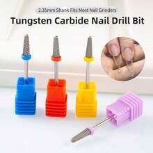 1pc Tungsten Carbide Nail Drill Bit, Durable Nail File For Fast Nail Removal, Callus & Cuticle Care Manicure Tool - Multicolor - View 4