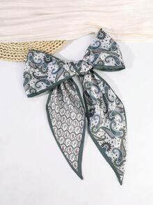 1条女士时尚优雅百搭高端复古腰果双面真丝围巾，可作颈巾配饰，搭配连衣裙、牛仔裤、领带、发带、薄围巾，春夏款 - 彩色 - 查看 10