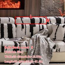 1pc Thick Warm Jacquard Soft Velvet Anti-Slip Sofa Seat Cushion Cover, Style Soft & Skin-Friendly Pet-Proof Elastic Sofa Slipcover, Autumn/Winter Anti-Scratch Sofa Skirt Suitable For L-Shaped Combination Sofa And 1/2/3/4 Seat Sofa (Sold Individually) - Beige - View 15