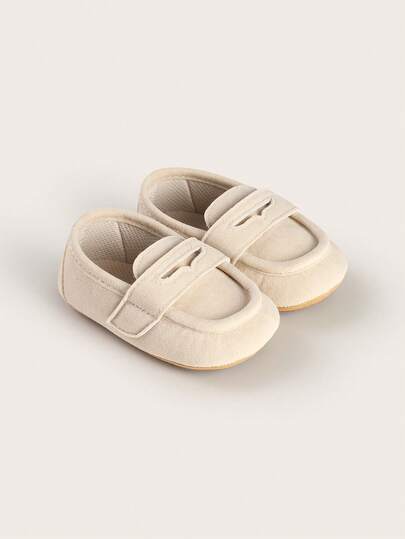 春秋新款婴幼儿学步鞋豆豆鞋 3-6-9个月 软橡胶底 男童休闲鞋