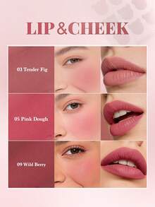 Dasique 9-Color Lip & Cheek Palette, High Color Payoff, Long-Lasting, Natural Glow, Lightweight & Breathable, Vegan Formula, Creates Refined Lip Makeup, Versatile & Fashionable, Ideal Gift For Christmas And Holidays - #06 Sweet Bear - View 4