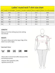 Plus Size Women's Summer Letter & Oyster Print Round Neck Short Sleeve Casual T-Shirt, Suitable For New Year, Holidays, Daily Wear, Outdoor, Beach, Party, School, Music Festival, Vacation, Commute - White - View 6