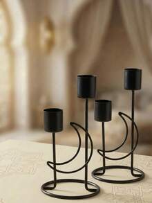 Suport de lumânare metalic pentru Ramadan, suport de lumânare pentru birou în formă de Ramadan, suport de lumânare în formă de semilună, decor pentru birou, decor de sărbători, nuntă, decorare pentru petrecere, decor pentru casă, decor pentru cameră, cadou de Ramadan, decorare pentru petreceri și sărbători (model cu stea și lună), cadou perfect pentru familie și prieteni, cadou de Ramadan, cadou Eid Al-Fitr, felinar de Ramadan, decor cu tematică Ramadan, Ramadan, distribuție de Ramadan, binecuvântări de Ramadan - Multicolor - Vizualizare 11