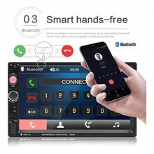 Auto Estereo De Pantalla Doble Din Control Volante & Camara - A - Ver 4