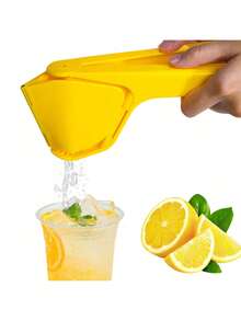 Portable Foldable Citrus Juicer – Manual Hand Press For Lemon & Orange - 黃色 - 查看 3